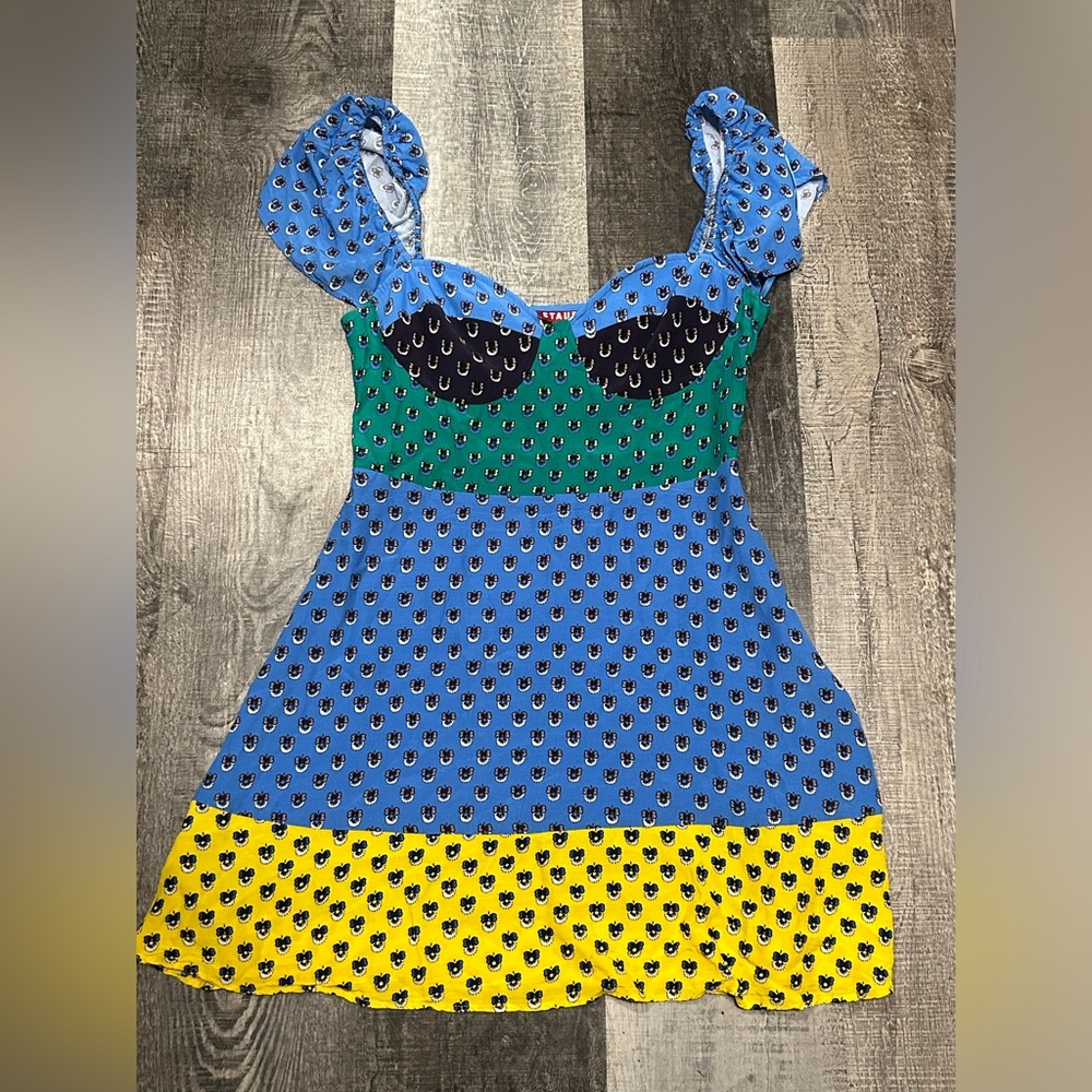 STAUD Multicolor Mini Dress - Picture 5 of 6